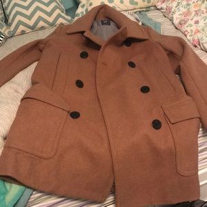 GAP tan pea coat